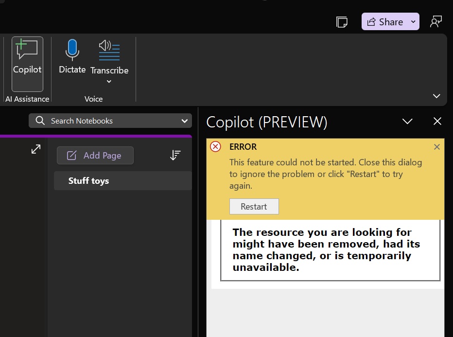 Copilot for OneNote