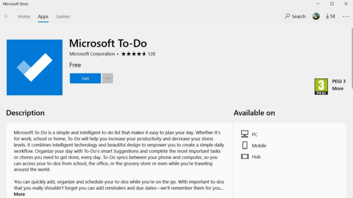 Microsoft To Do for Windows 10