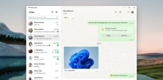 WhatsApp for Windows 11 updated