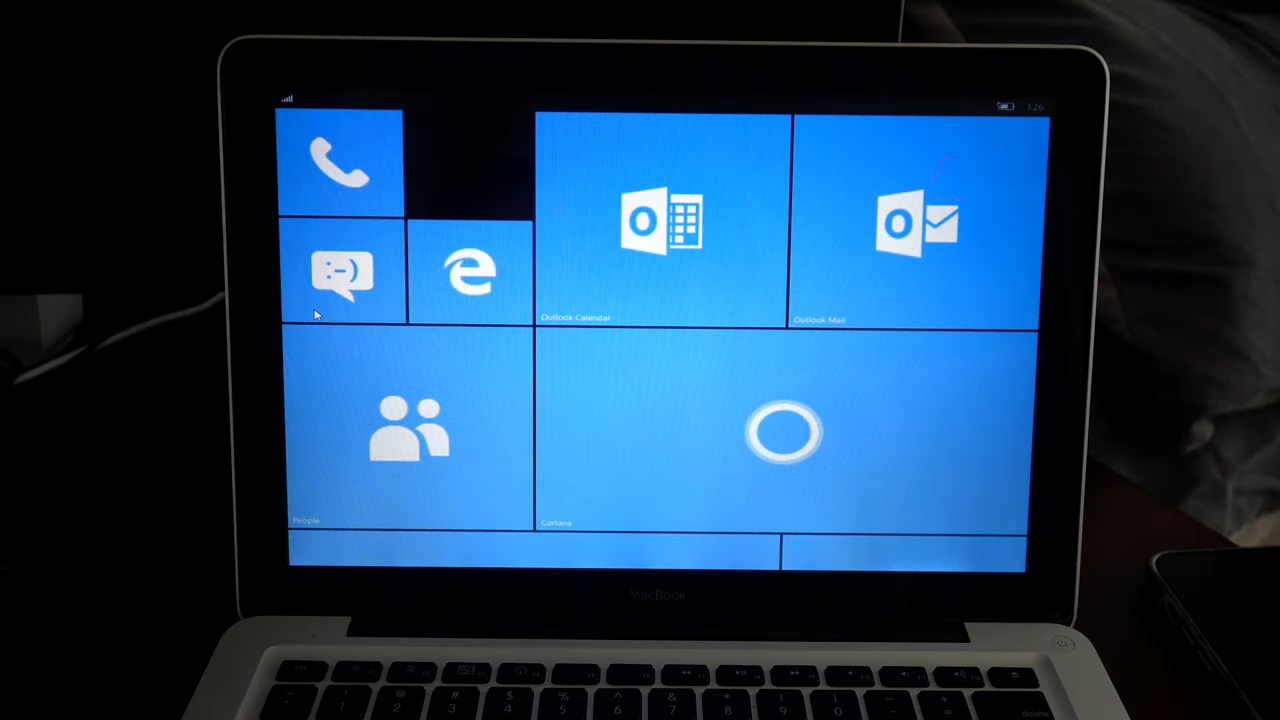 Windows Phone on MacBook